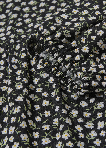 Чорна кежуал сукня C&A з квітковим принтом