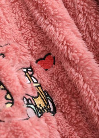 Рожева домашній сукня сукня-світшот SHEIN однотонна