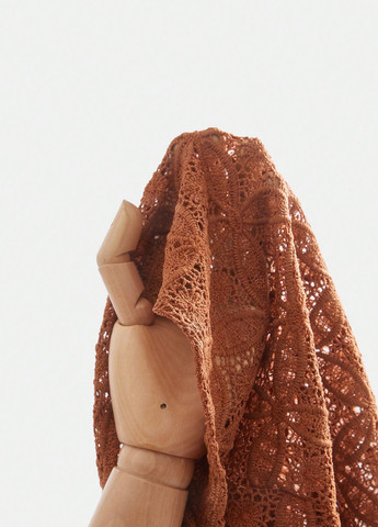 Розово-коричневая блуза SHEIN