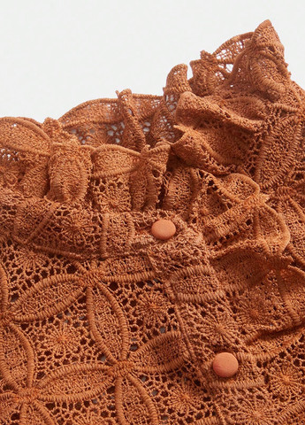 Розово-коричневая блуза SHEIN