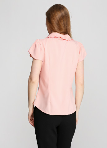 Светло-розовая летняя блуза No Brand