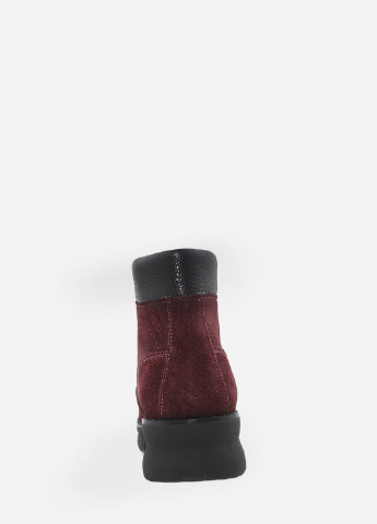 Осенние ботинки rk309-11 бордовый Kseniya из натуральной замши