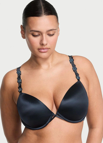 Темно-синий демисезонный комплект (бюстгальтер, трусики) Victoria's Secret