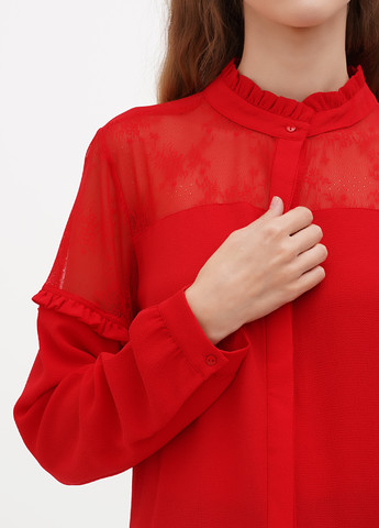 Красная блуза Sassofono Club