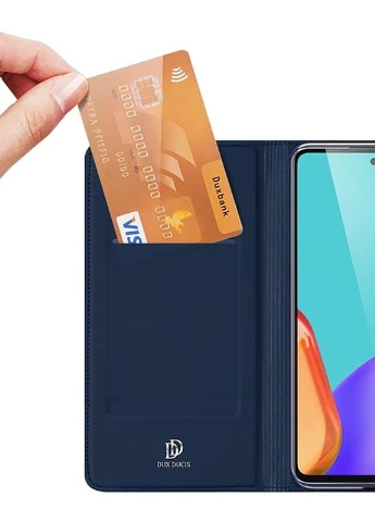 Чохол-книжка з кишенею для візиток для Samsung Galaxy A72 4G / A72 5G Синій (is_00000042672_4) Dux Ducis (238479825)