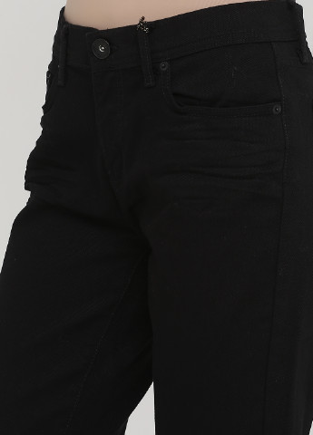 Черные демисезонные прямые джинсы Colin's