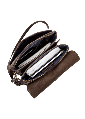 Чоловіча шкіряна сумка 22х26х2,5 см Shvigel (229459975)