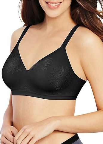 Чорний безшовний бюстгальтер Bali без кісточок нейлон