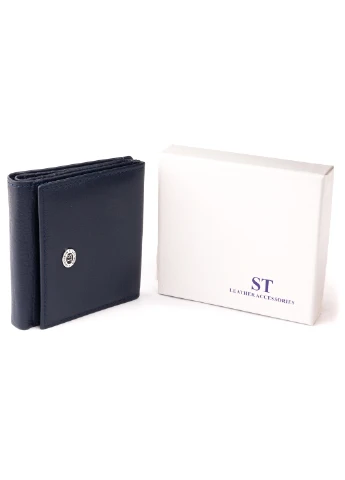 Жіночий шкіряний гаманець 10х9х1,3 см st leather (229460990)