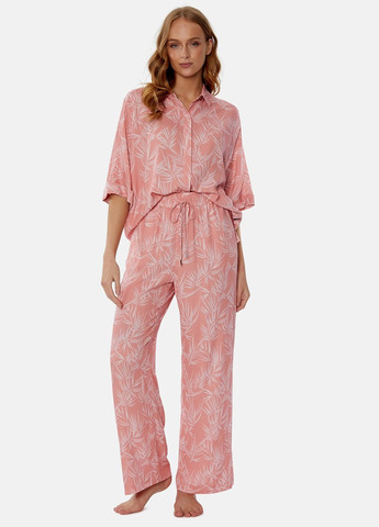 Розовая всесезон пижама (рубашка, брюки) рубашка + брюки Pretty You London