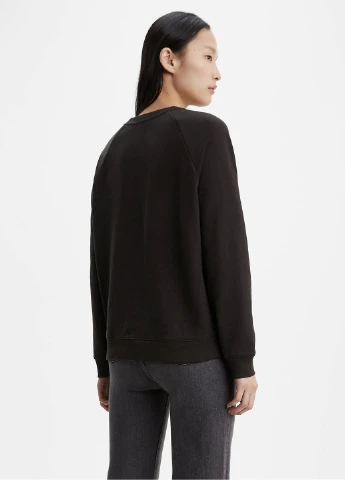 Черный свитшот Levi's однотонный (211080910)