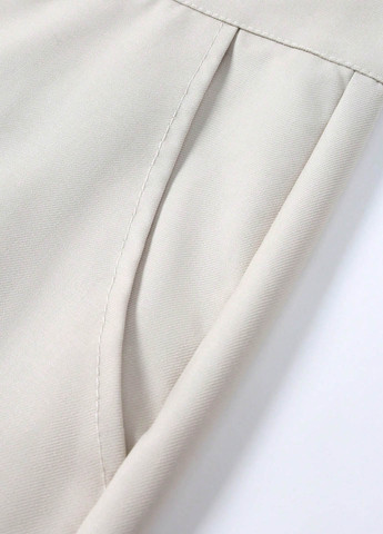 Светло-бежевый демисезонный костюм (пиджак, брюки) брючный SHEIN