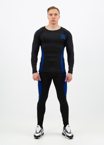 Леггинсы спортивные мужские Wave blue FitU (240998442)