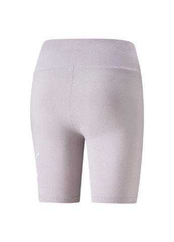 Пурпурные демисезонные леггинсы essentials logo women's short leggings Puma