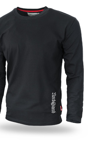 Черный демисезонный кэжуал лонгслив Dobermans Aggressive