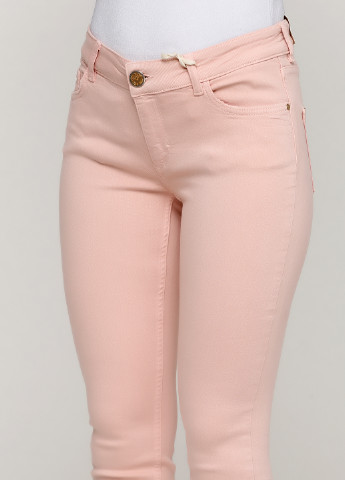 Розовые кэжуал демисезонные зауженные брюки Mos Mosh