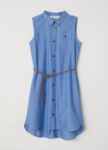 Светло-синее платье H&M (103783625)