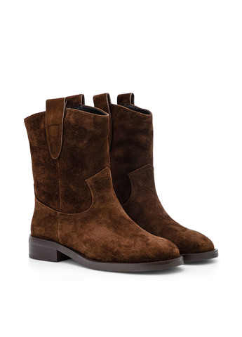 Коричневые осенние полусапоги Respect