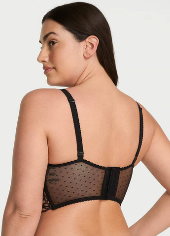 Чёрный бюстгальтер Victoria's Secret без косточек полиэстер