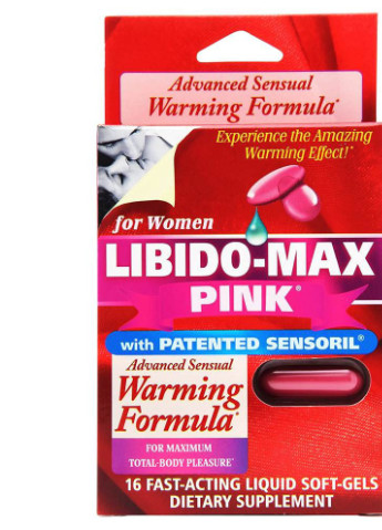 Мультивитамины для женщин Libido-Max Pink, For Women 16 Fast-Acting Liquid Soft-Gels Applied Nutrition (254916593)