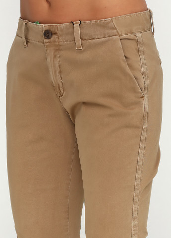 Песочные джинсовые демисезонные прямые брюки Gap