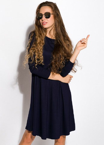 Синя кежуал сукня а-силует Time of Style однотонна