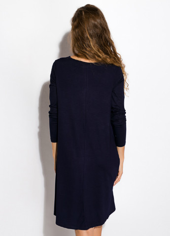 Синя кежуал сукня а-силует Time of Style однотонна