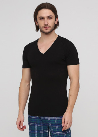 Чорна демісезонна футболка H&M