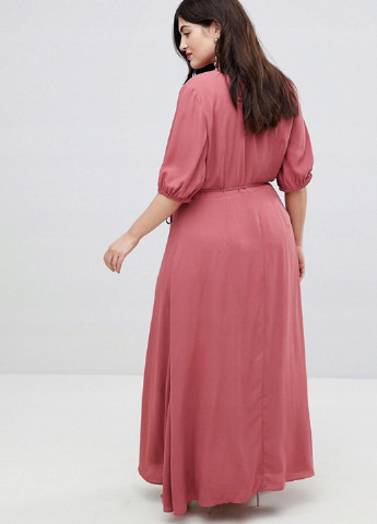 Розовое кэжуал платье Asos