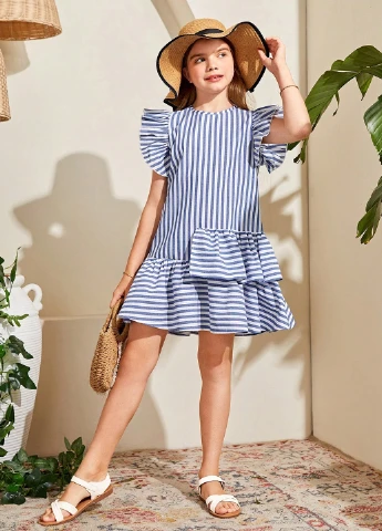 Комбинированное платье SHEIN (324389917)