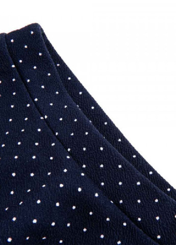 Темно-синяя кэжуал в горошек юбка Cool Club клешированная