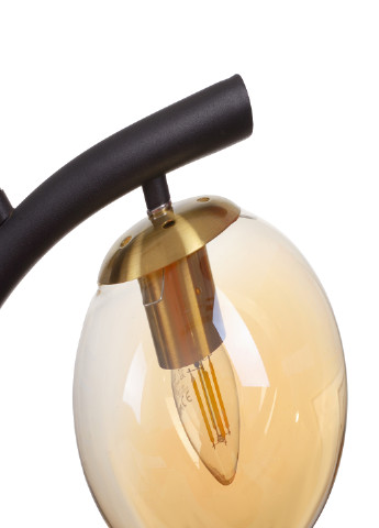 Потолочная люстра на 4 лампочки BR-01 650S/4 E27 BK Brille (251891743)