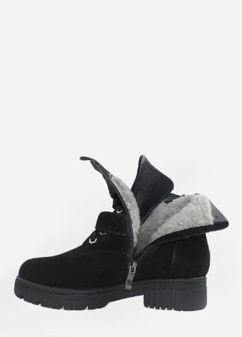 Зимние ботинки rd09238-11 черный Darini из натуральной замши