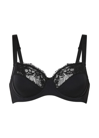 Чёрный корбей бюстгальтер Esmara с косточками полиамид