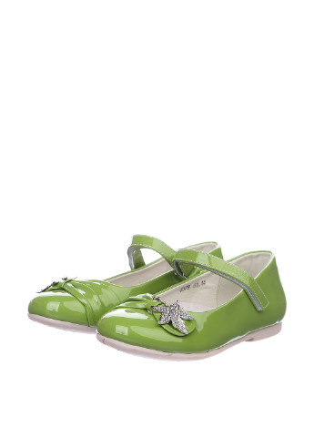 Зеленые туфли на каблуке Шалунишка