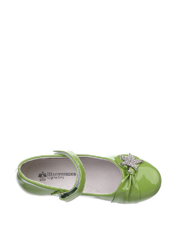 Зеленые туфли на каблуке Шалунишка