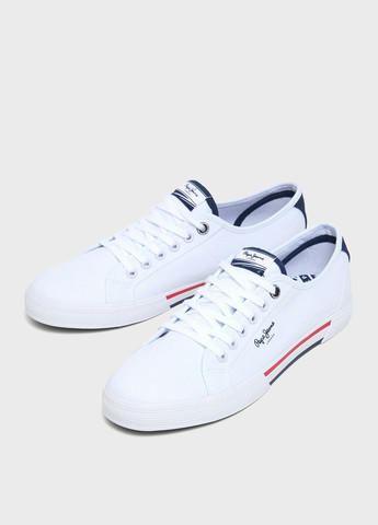 Білі кеди Pepe Jeans