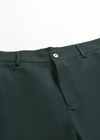 Сіро-зелений демісезонний костюм (жакет, штани) брючний SHEIN