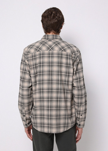 Бежевая кэжуал рубашка в клетку Colin's