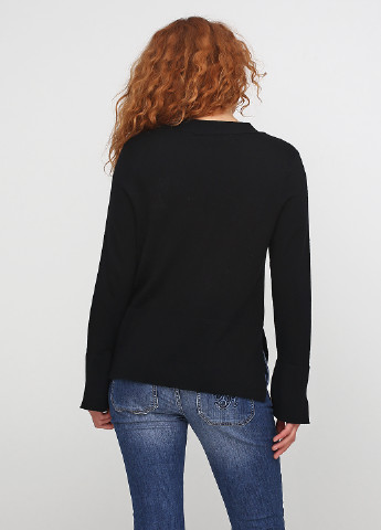Черный демисезонный пуловер пуловер Pedro Del Hierro