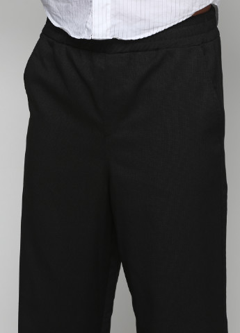 Черные классические демисезонные прямые брюки Asos