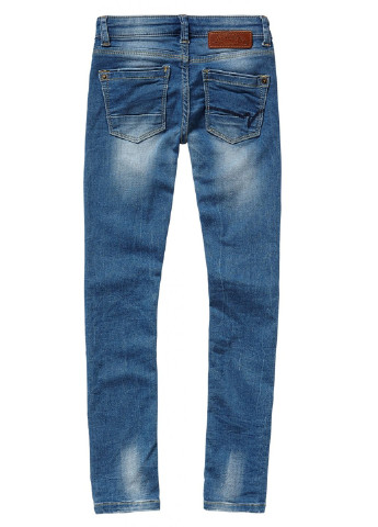 Голубые демисезонные зауженные джинсы Vingino