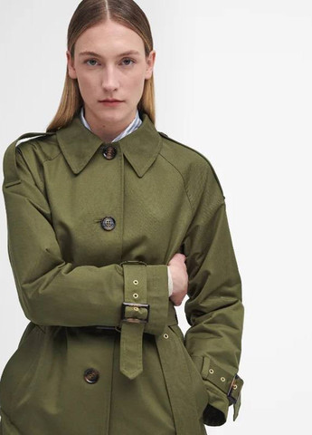 Плащ Barbour тренчкот на гудзиках демісезон (353209783)
