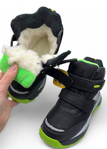 Черные кэжуал зимние ботинки Clibee