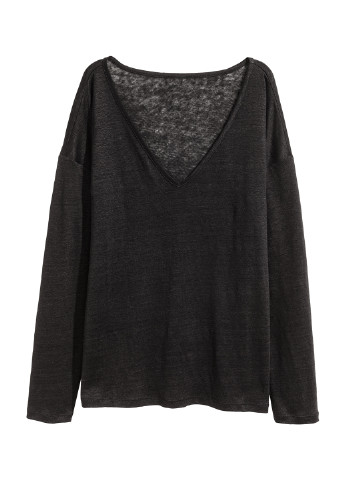 Темно-серый демисезонный пуловер пуловер H&M