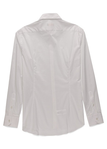 Белая классическая, кэжуал рубашка однотонная Nazarenogabrielli