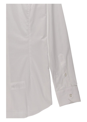 Белая классическая, кэжуал рубашка однотонная Nazarenogabrielli