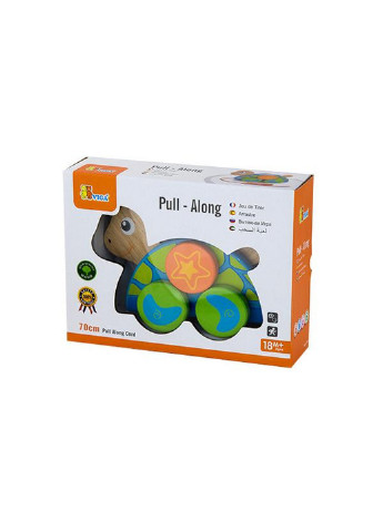 Игрушка каталка Черепаха 18х9,5х5,5 см Viga Toys (228856627)