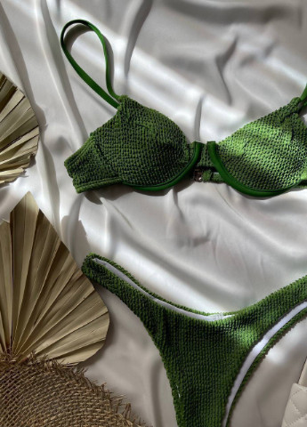 Зелений літній ніжний жіночий купальник No Brand