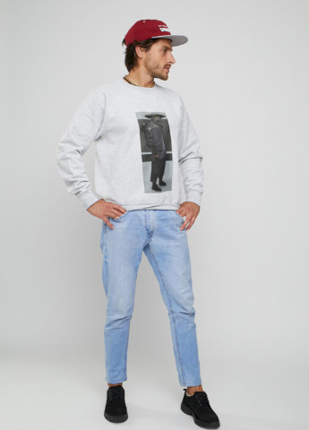 Серый свитшот мужской YAPPI (198688886)